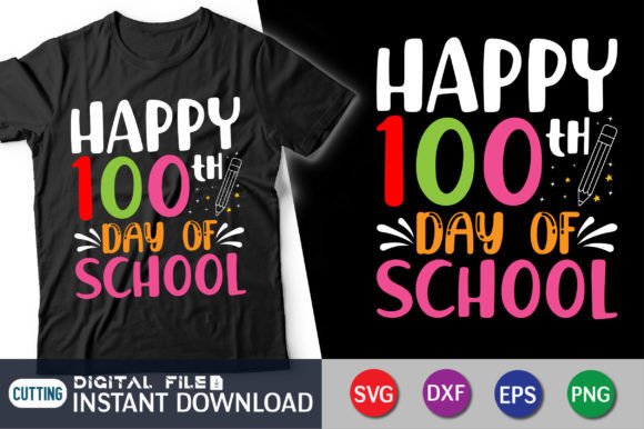 Celebrate with Happy 100th Day of School T-Shirt