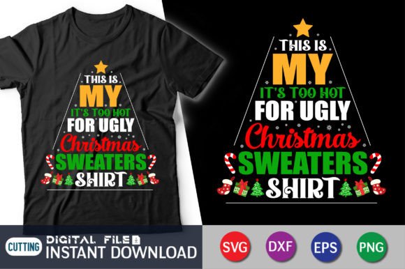 Christmas Sweaters Shirt: A Festive T-Shirt Design for Brands