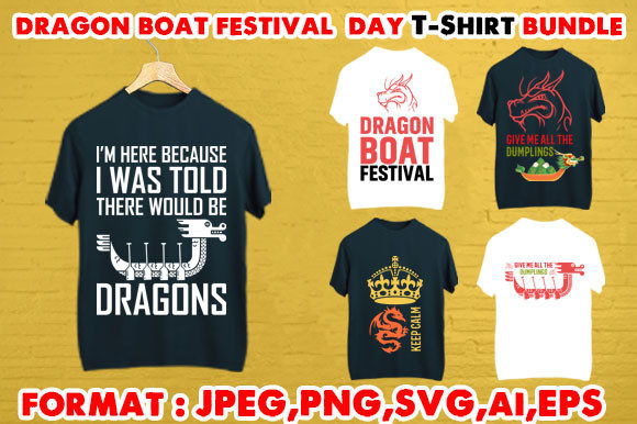 Dragon Boat Festival T-shirts: A Vibrant Graphics Asset