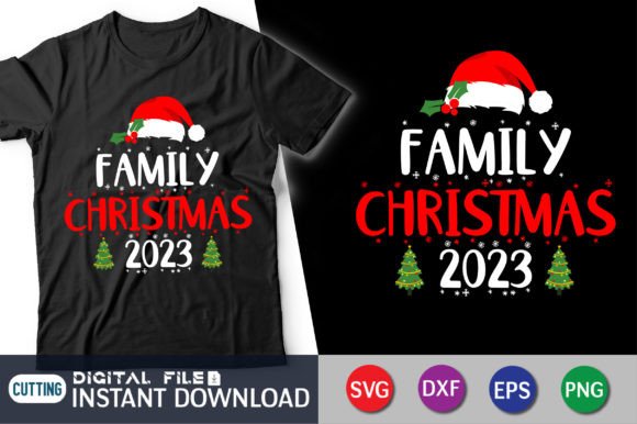 Family Christmas 2023 T-Shirt: A Crafty Graphic Gem