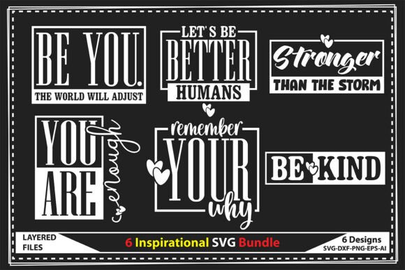 Inspirational SVG Bundle for T-Shirt Designs and Graphics
