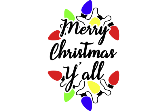 Merry Christmas Y all 2: A Versatile Graphic for T-Shirt Designs