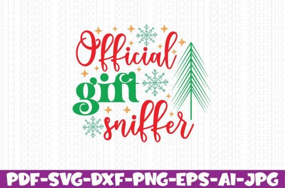 Official Gift Sniffer: A Versatile Graphic for T-Shirt Designs