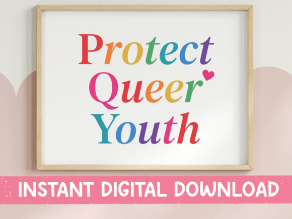 Protect Queer Youth: A Bold Graphic for T-Shirt Designs