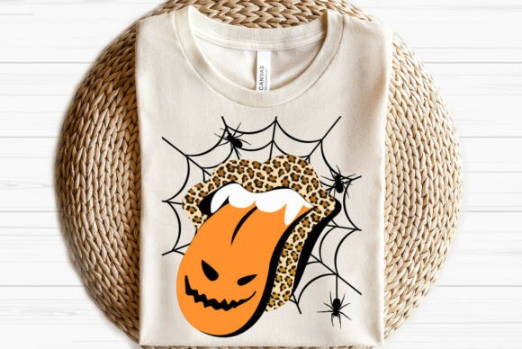 Pumpkin Lips Svg, Leopard Lips Halloween: Graphics for T-Shirts and More