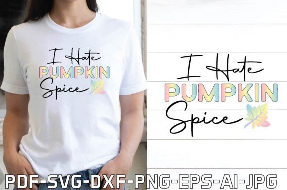 Review: I Hate Pumpkin Spice Submission Design for T-Shirt Graphics