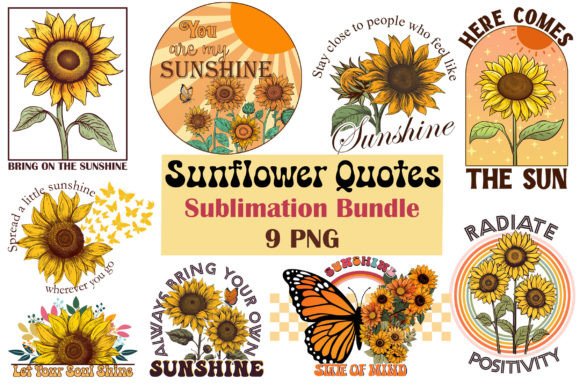 Review: Sunflower Quotes Sublimation Bundle for Graphics