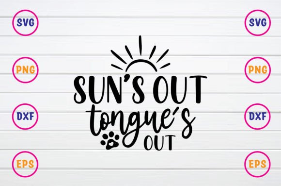 Sun’s out Tongue’s out: A Fun Graphics Choice for T-Shirt Designs